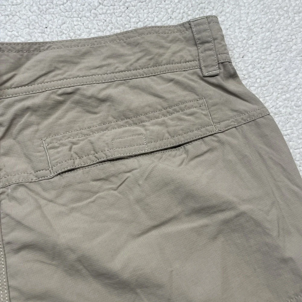 The North Face Shorts Men 38 Khaki Horizon Hiking Ripstop Cargo Pockets 9 Inseam
